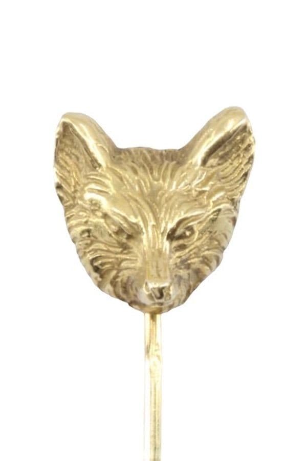 ÉPINGLE ANCIENNE TÊTE DE RENARD — vue 3
