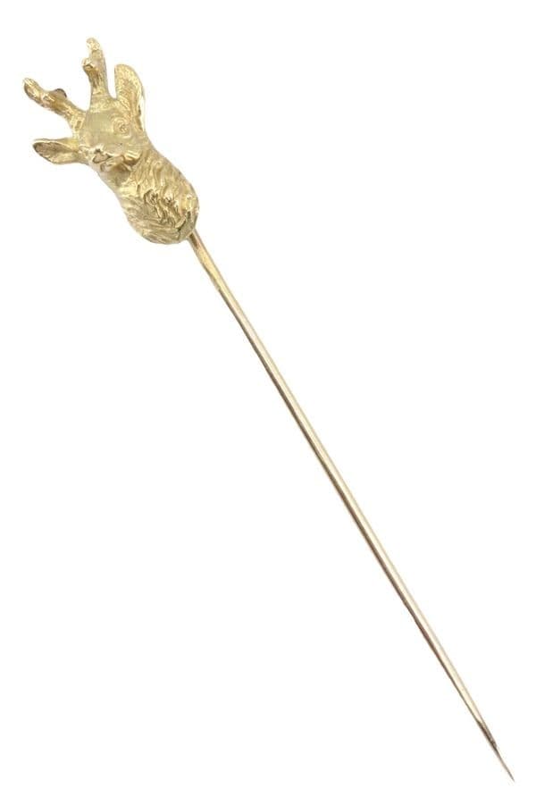 ÉPINGLE ANCIENNE CERF — vue 1
