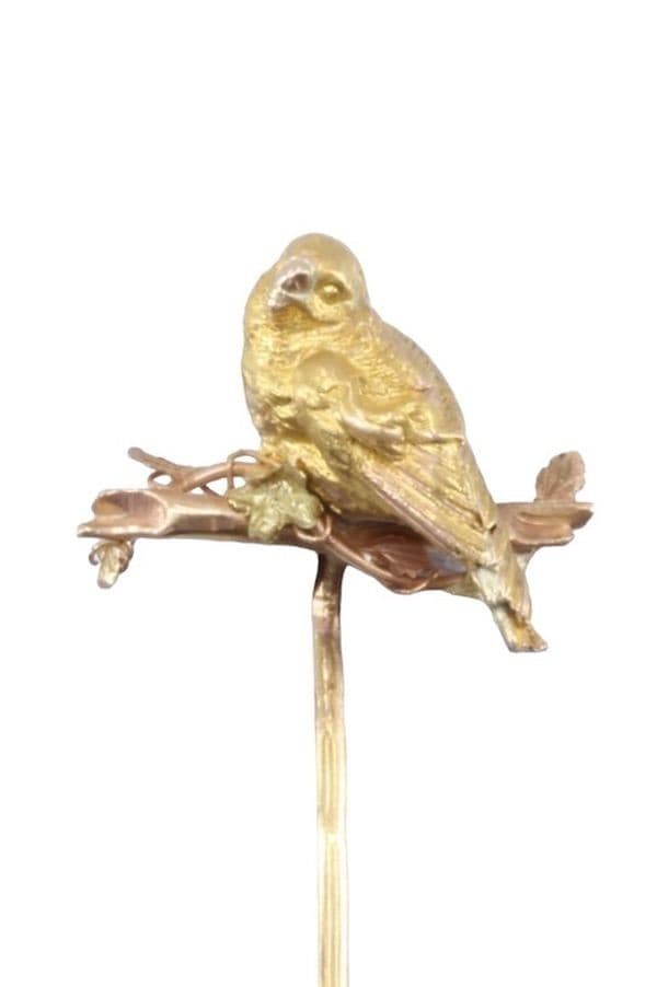 ÉPINGLE ANCIENNE OISEAU — vue 2