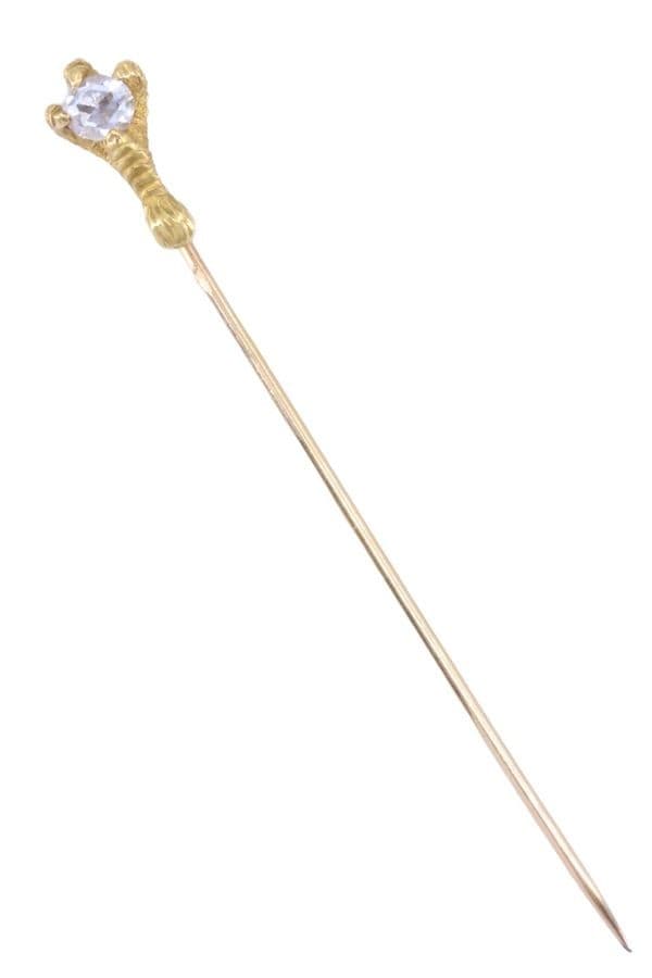 ÉPINGLE SERRE D'AIGLE DIAMANT — vue 1