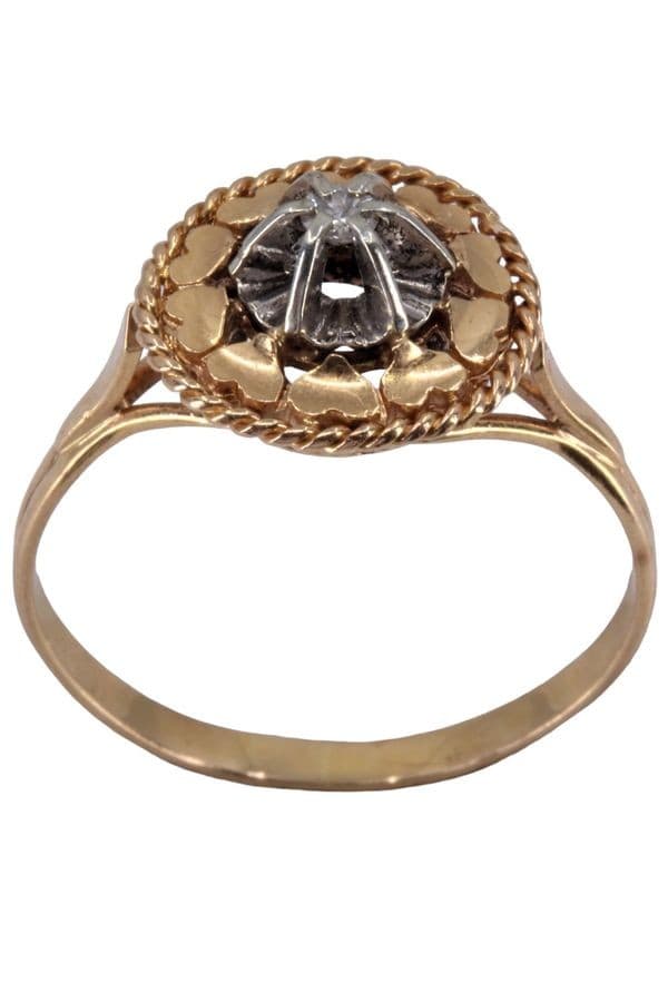 BAGUE DIAMANT NAPOLÉON III — vue 1