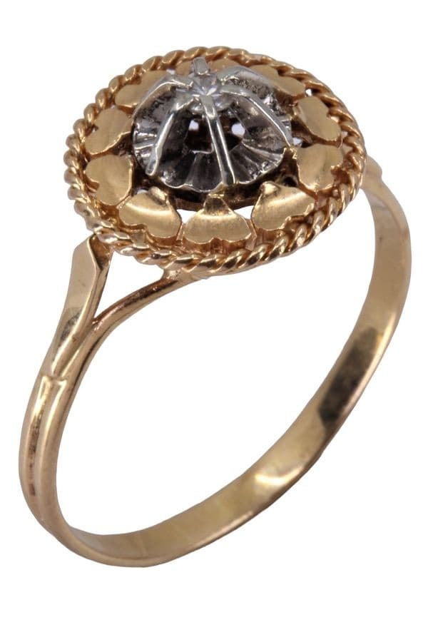BAGUE DIAMANT NAPOLÉON III — vue 4