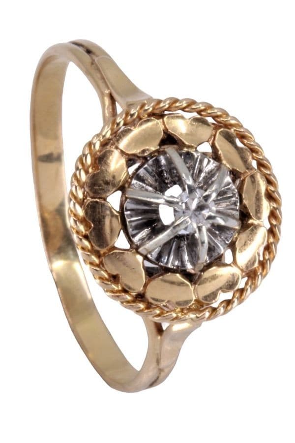 BAGUE DIAMANT NAPOLÉON III — vue 5