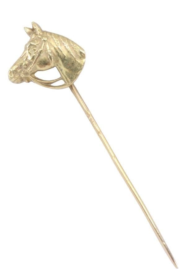 ÉPINGLE ANCIENNE CHEVAL — vue 1