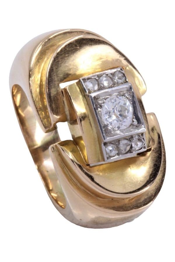 BAGUE TANK DIAMANTS — vue 6