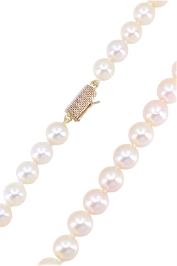 COLLIER DE PERLES MODERNE — vue 3