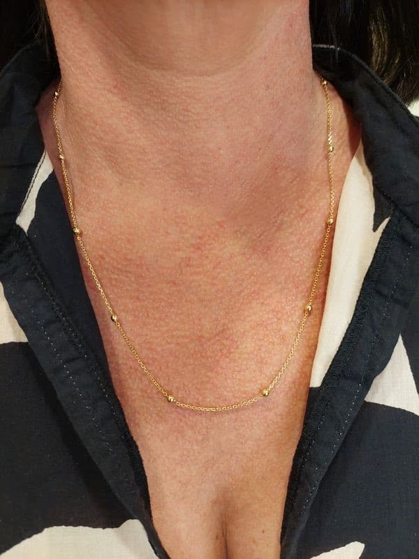 COLLIER MODERNE BOULES — vue 2