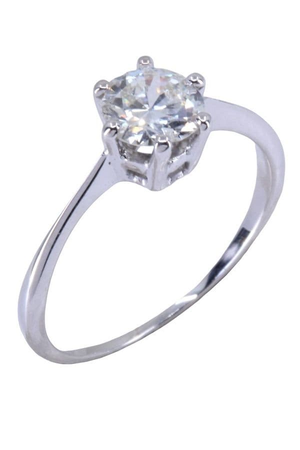SOLITAIRE DIAMANT 0.90 CARAT — vue 3