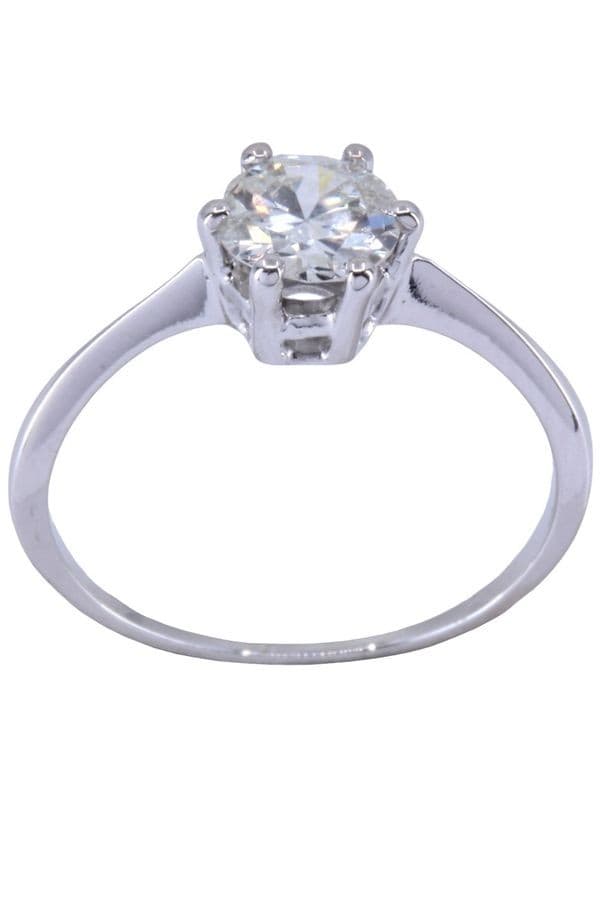 SOLITAIRE DIAMANT 0.90 CARAT — vue 1
