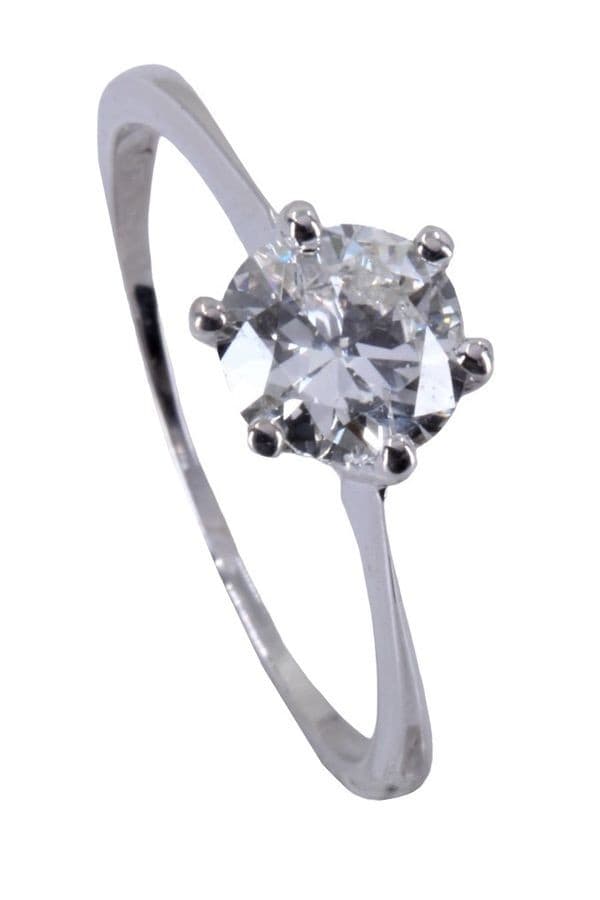 SOLITAIRE DIAMANT 0.90 CARAT — vue 4