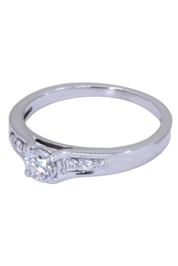 SOLITAIRE MODERNE DIAMANTS — vue 3