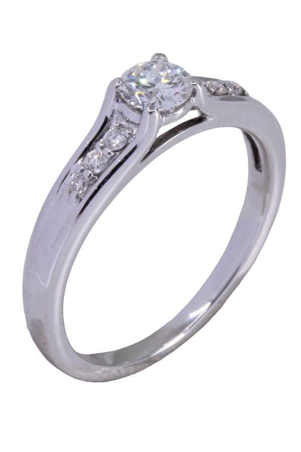 SOLITAIRE MODERNE DIAMANTS — vue 6