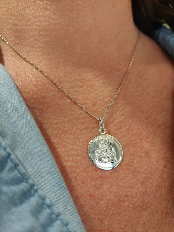 MÉDAILLE MADONE DE POMPÉI — vue 2